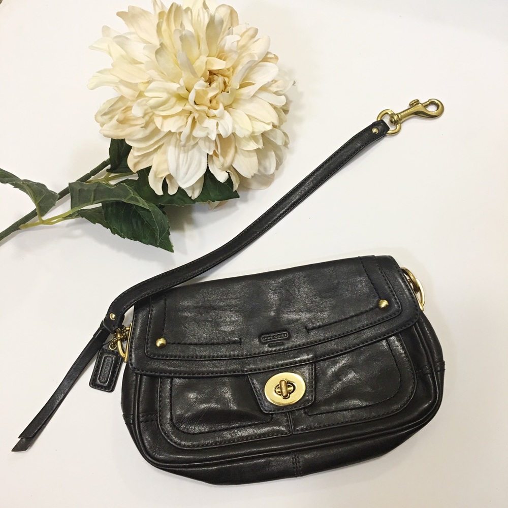 REDUCED! Coach Leather Pochette